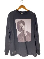 画像：長袖Tシャツ/2/コットン/BLK//