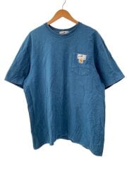 画像：Tシャツ/XL/コットン/BLU
