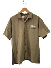 画像：半袖シャツ/XL/ナイロン/KHK/無地/T062510002
