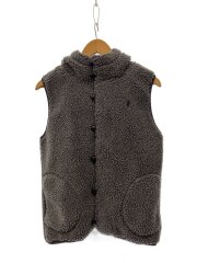 画像：フリースベスト/16/ポリエステル/GRY/J-1069