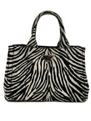 画像：トートバッグ/キャンバス/BLK/アニマル