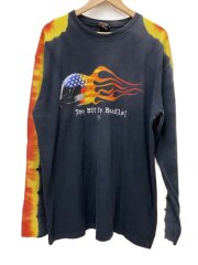 画像：長袖Tシャツ/XL/コットン/BLK