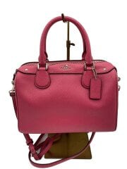 画像：ハンドバッグ/ショルダー2WAY/レザー/PNK/F57521