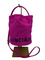 画像：巾着ハンドバッグ/ショルダー2WAY/PNK