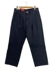 画像：PLEATED TROUSER/33/コットン/BLK/pc9-a1120-0001