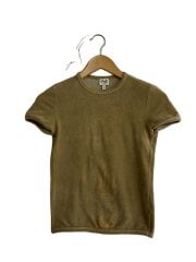 画像：Tシャツ/ベロア/コットン/BEG//