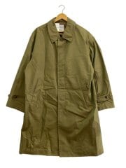 画像：撥水加工/コットンギャバジンバルカラーコート/L/KHK/714-14-0008//