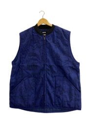 画像：GRAFFITI WORK VEST/ベスト/XL/ポリエステル/NVY/総柄/101234021003//