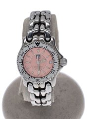 画像：クォーツ腕時計/アナログ/ステンレス/PNK/SLV/WG141G