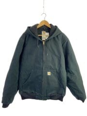 画像：ジャケット/L/コットン/BLK/無地/J140BLK