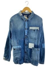 画像：ジャケット/L/コットン/IDG/無地/0122623