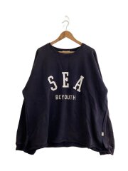 画像：スウェット/XL/コットン/NVY/プリント/wds-cs-332//