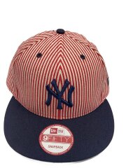 画像：キャップ/--/コットン/RED/ストライプ/メンズ