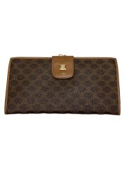 画像：長財布/がま口/PVC/BRW/レディース