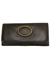 画像：長財布/--/GRY/無地/レディース