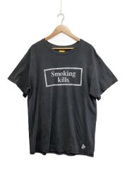 画像：Tシャツ/XL/コットン/GRY/プリント//
