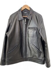 画像：LEATHER TRACKER JACKET/XL/羊革/BLK/782-3950120