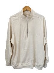 画像：Co/Silk Nep Harf-Zip/2/コットン/WHT/bhs24f038si