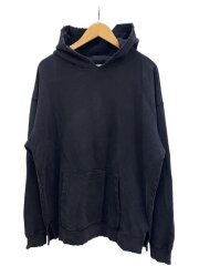 画像：Oversized Distress Hoodie/L/コットン/BLK/3420900237//