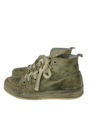 画像：ハイカットスニーカー/汚れ加工/IVO/スウェード