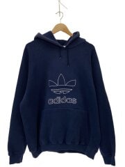 画像：90s/パーカー/L/コットン/NVY/無地