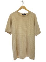 画像：90s/Tシャツ/XL/コットン/BEG/ボーダー