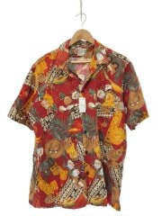 画像：HILO HATTIE/アロハシャツ/XL/コットン/RED