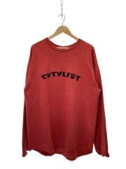 画像：長袖Tシャツ/0/コットン/RED