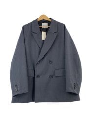 画像：T/W Saxony Double Breasted Jacket/ジャケット/S/GRY/CTE-25A203