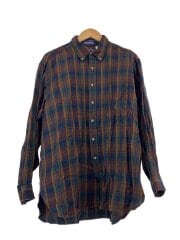 画像：SIR PENDLETON/USA製/ボタンダウン/長袖シャツ/XL/ウール/マルチカラー/チェック
