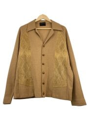 画像：70s/レザー切替/カナダ製/カーディガン(薄手)/L/CML