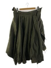 画像：ロングスカート/ドッキングミリタリー/2/コットン/GRN/RE-S60-842