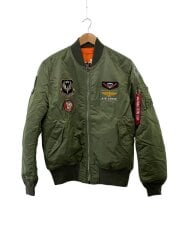 画像：フライトジャケット/XL/ナイロン/GRN/20201-003