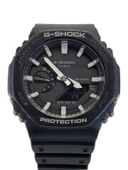 画像：クォーツ腕時計/アナログ/ラバー/BLK/BLK/GA-2100/ブラック/黒