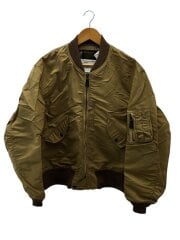 画像：フライトジャケット/40/ナイロン/KHK/6182215　8310-485600-281