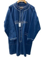 画像：BASE BALL SHIRT/M/コットン/IDG/無地