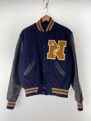 画像：Natale/推定80s/スタジャン/S/--/NVY/※毛玉あり
