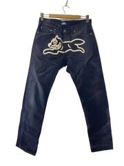 画像：ストレートパンツ/M/デニム/BLK/ICJP211D001