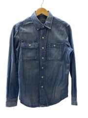 画像：長袖シャツ/XS/デニム/IDG