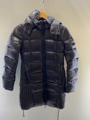 画像：ロングダウンジャケット/3/ナイロン/BLK/LTA-4179-12