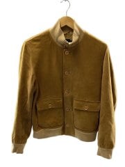 画像：レザージャケット・ブルゾン/M/スウェード/CML/無地