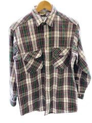 画像：長袖シャツ/M/コットン/ストライプ