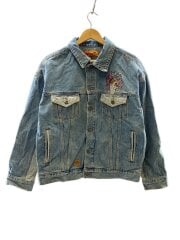 画像：Gジャン/M/デニム/IDG/プリント