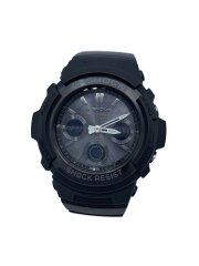 画像：腕時計/アナログ/--/BLK/BLK/AWG-M100B