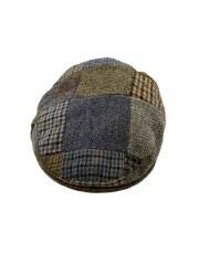 画像：ヘッドウェア/--/ウール/マルチカラー/チェック/メンズ