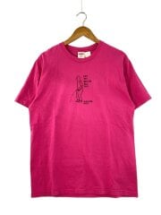 画像：Tシャツ/M/コットン/PNK//