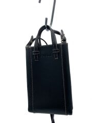画像：ショルダーバッグ/レザー/BLK/WE00289