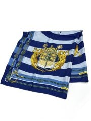 画像：カレR90/CHATEAUX DARRIERE/スカーフ/--/BLU/レディース