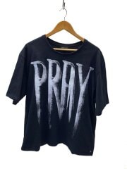 画像：BRUSHED PRAY T-SHIRT/Tシャツ/L/コットン/BLK