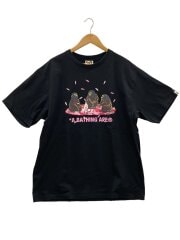 画像：Tシャツ/XXL/コットン/BLK/プリント/001TEK201013F//